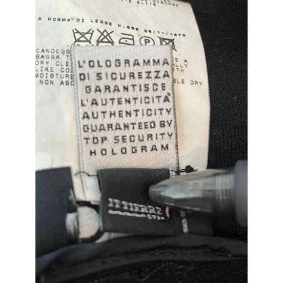 Dolce & Gabbana Pencil Skirt Size 30 Black Stretch Knit Minimalist Office Preppy - Picture 10 of 12